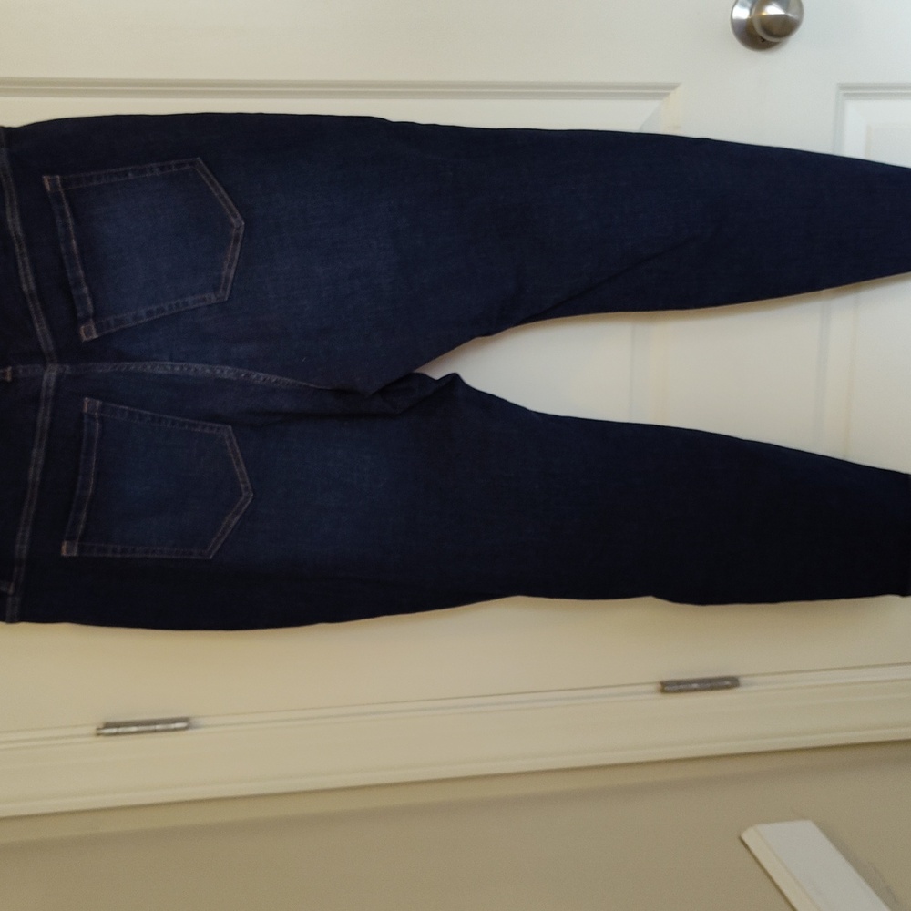 Lane Bryant Women's Distressed Blue Jeans - Picture 4 of 6